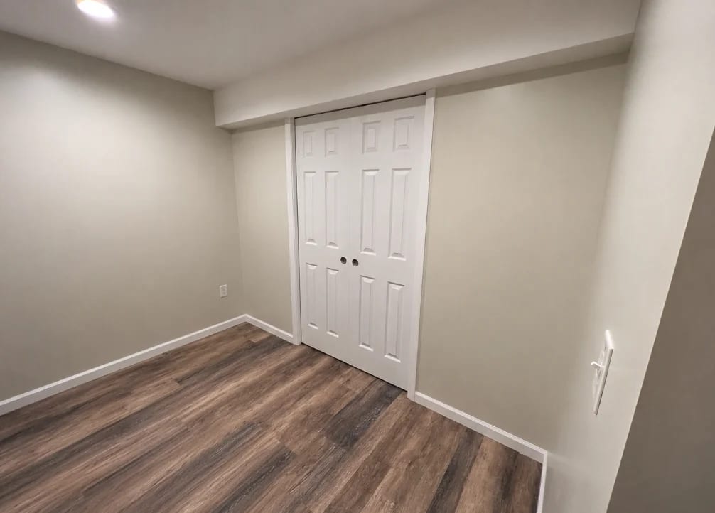 Smooth, freshly painted wall