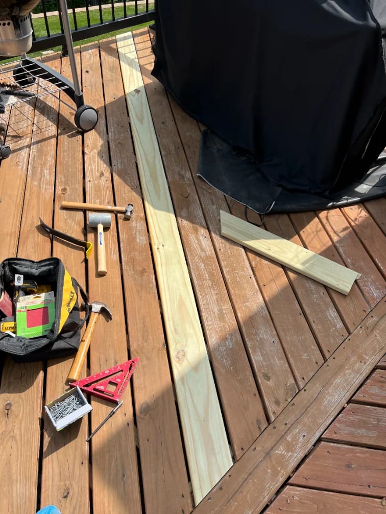 Exterior deck and outdoor repair work