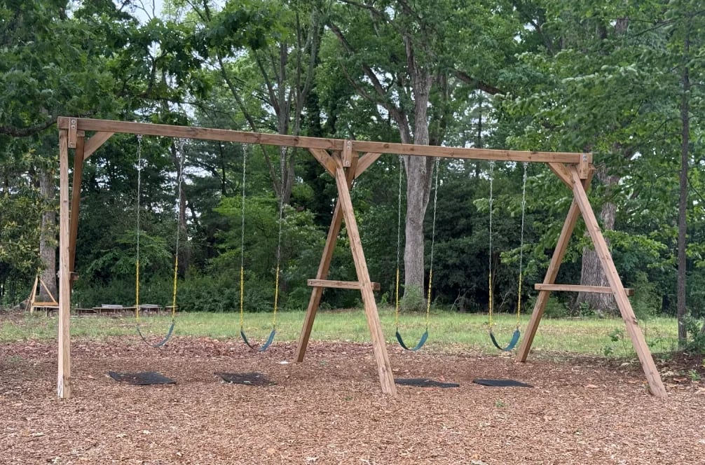 Custom-built playground equipment